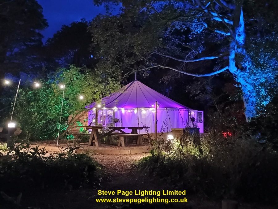 Madeira In Fife Outdoor Wedding Lighting